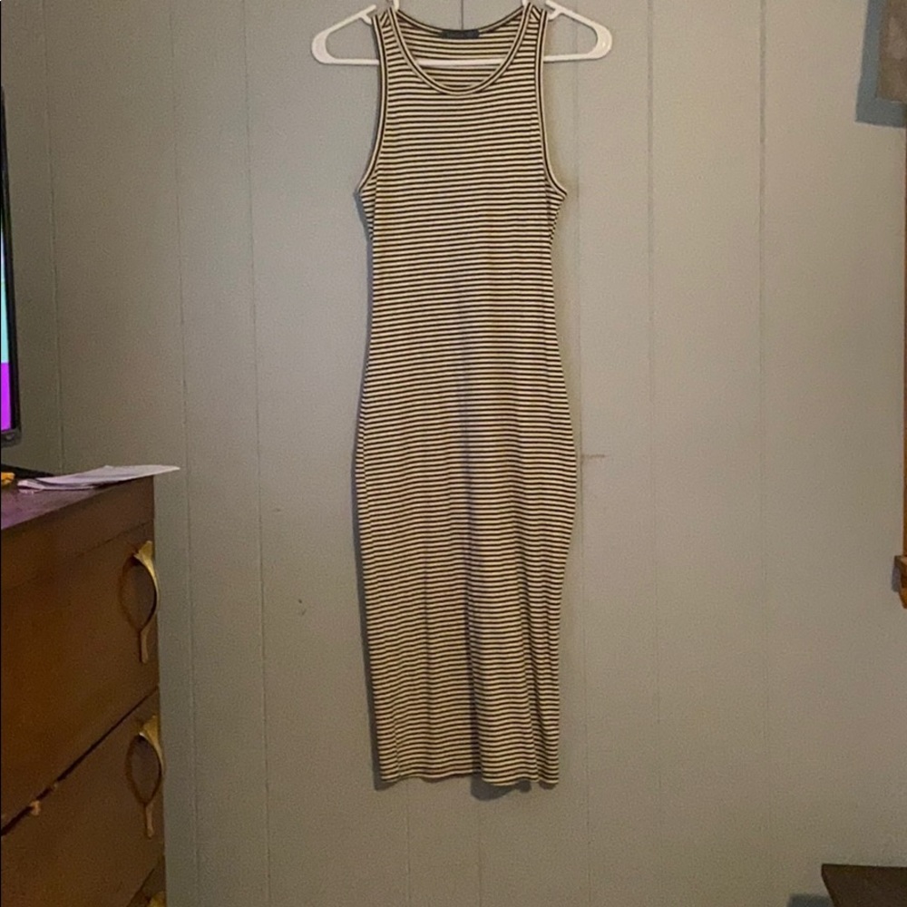 Midi striped dress
